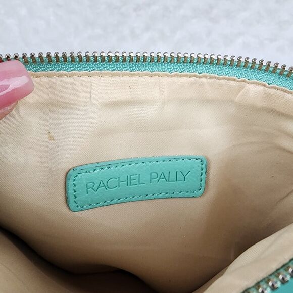 Rachel Pally FABFITFUN Reversible Tropical Floral Green Clutch Bag - Picture 3 of 8